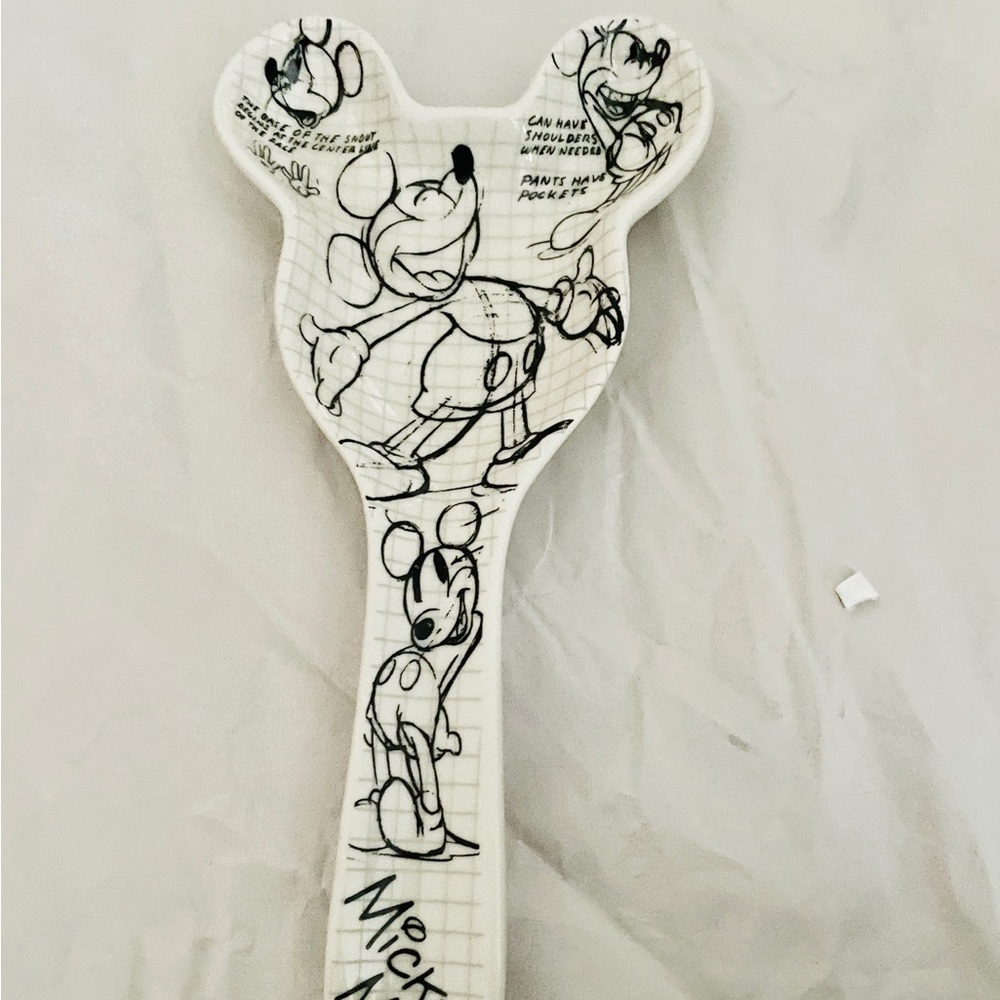 - NWT DISNEY SKETCHBOOK MICKEY MOUSE SPOON REST